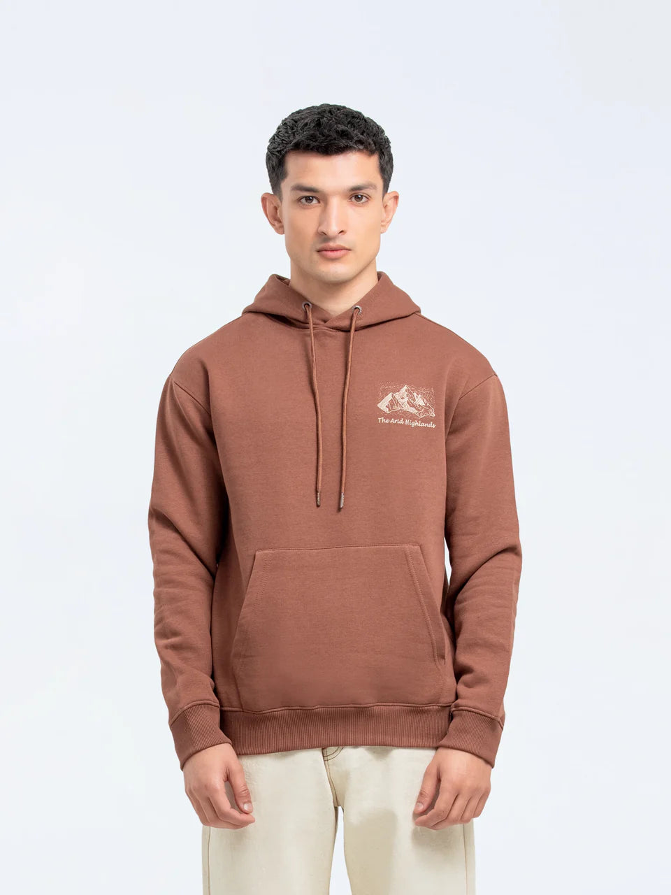 Stylish Printed Pullover Hoodie – Fleece with Front & Back Print